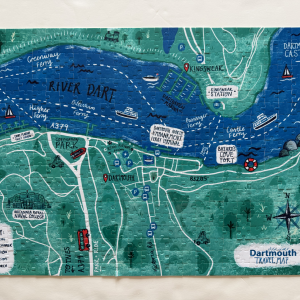 Dartmouth 500 Piece Jigsaw Puzzle – Travel Map