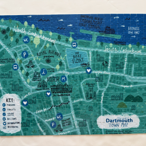 Dartmouth 500 Piece Jigsaw Puzzle – Town Map