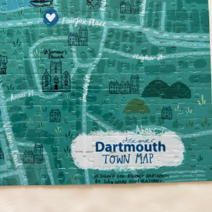Dartmouth 500 Piece Jigsaw Puzzle – Town Map
