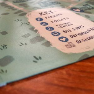 Travel Map Tea Towel